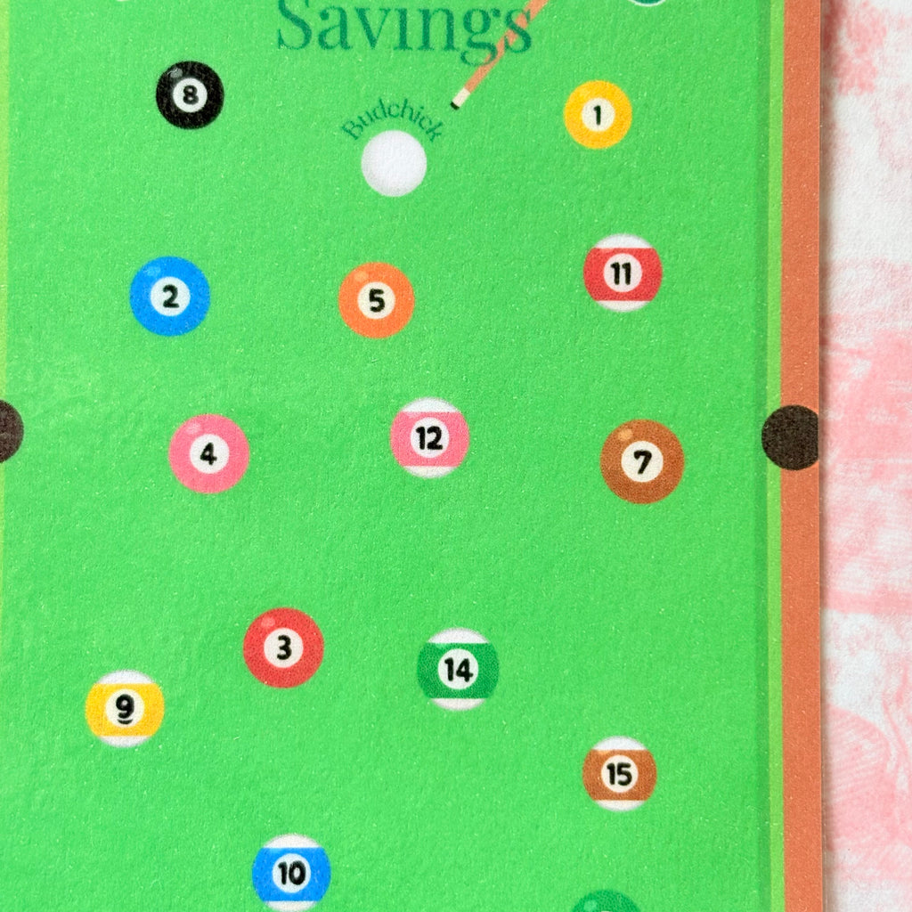 Pool table savings
